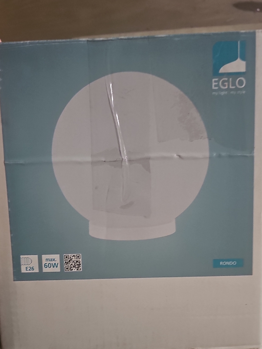 EGLO Rondo Table Lamp - White Globe